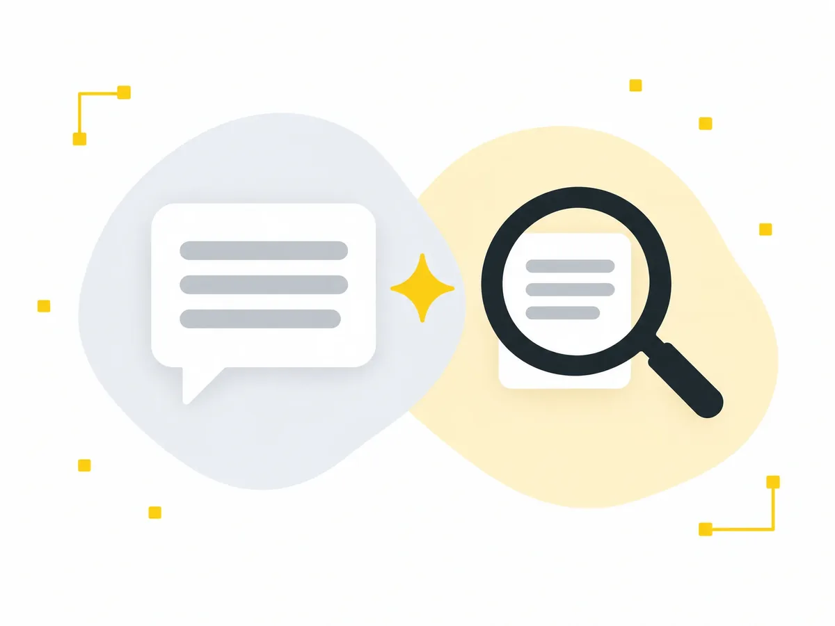 AI search alongside Google search.