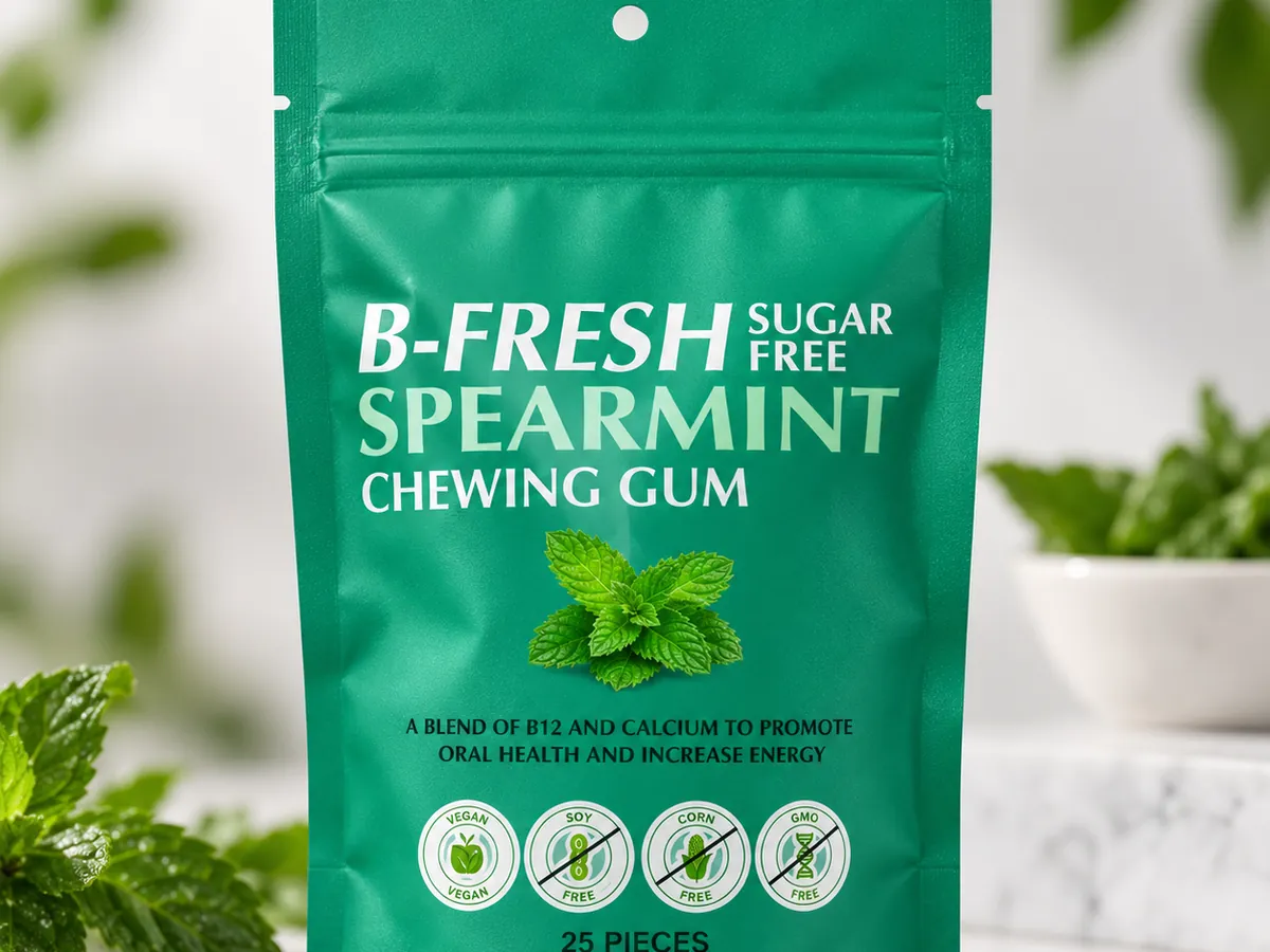 B-Fresh Gum product photography for their online store
