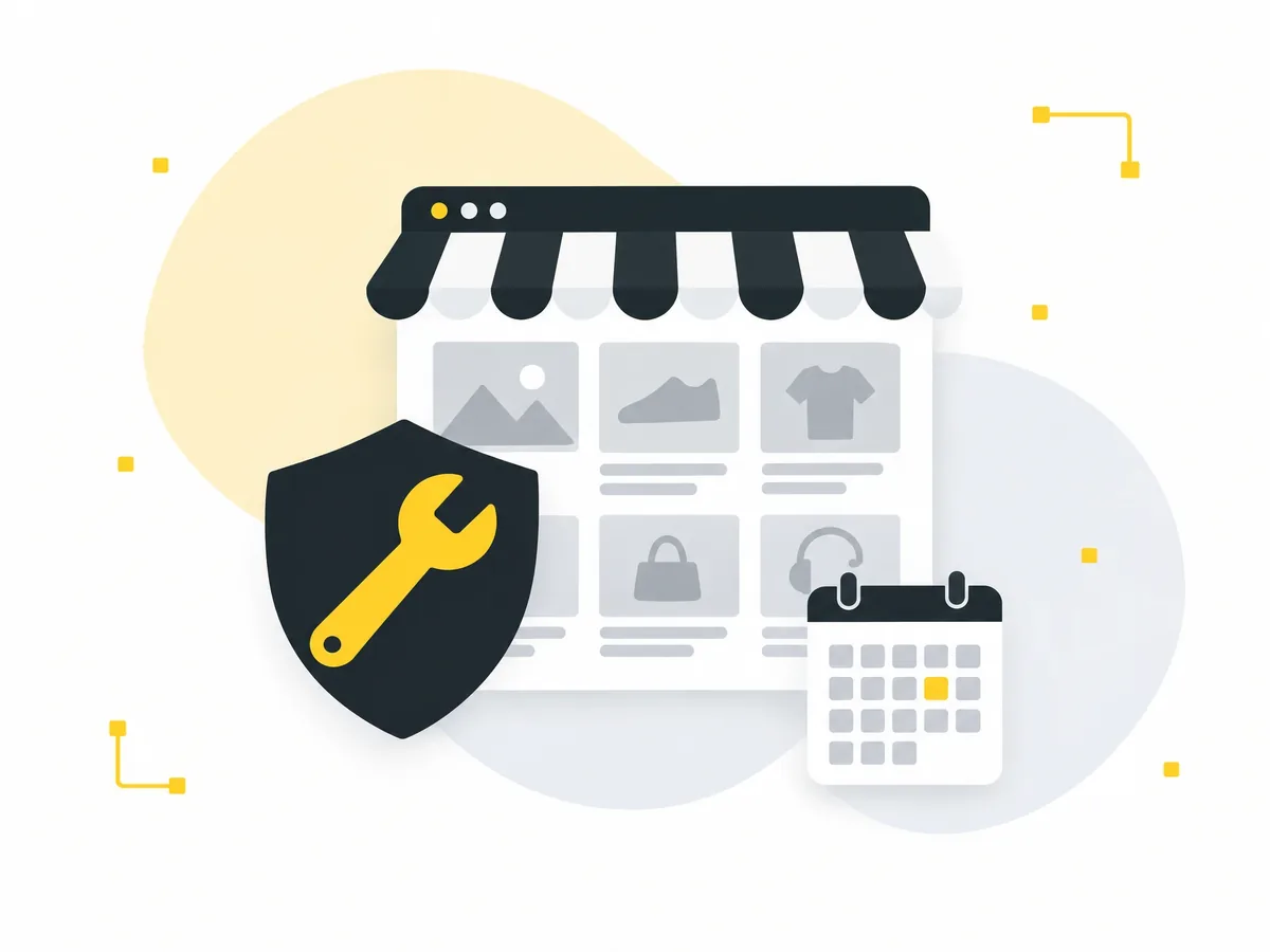 Ongoing care for an online store.