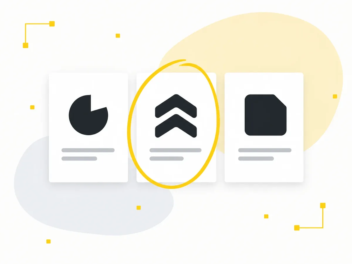Logo concepts with one chosen for revision.