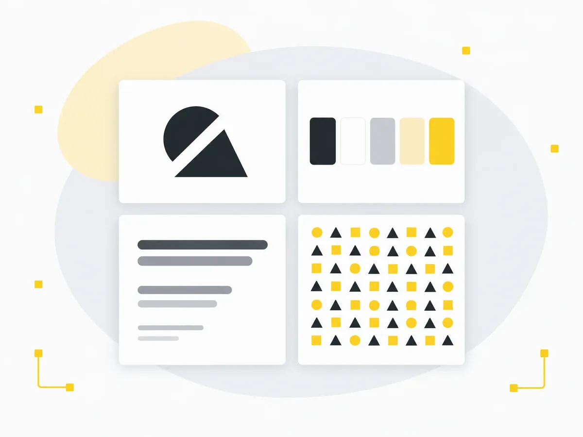 A brand identity system.