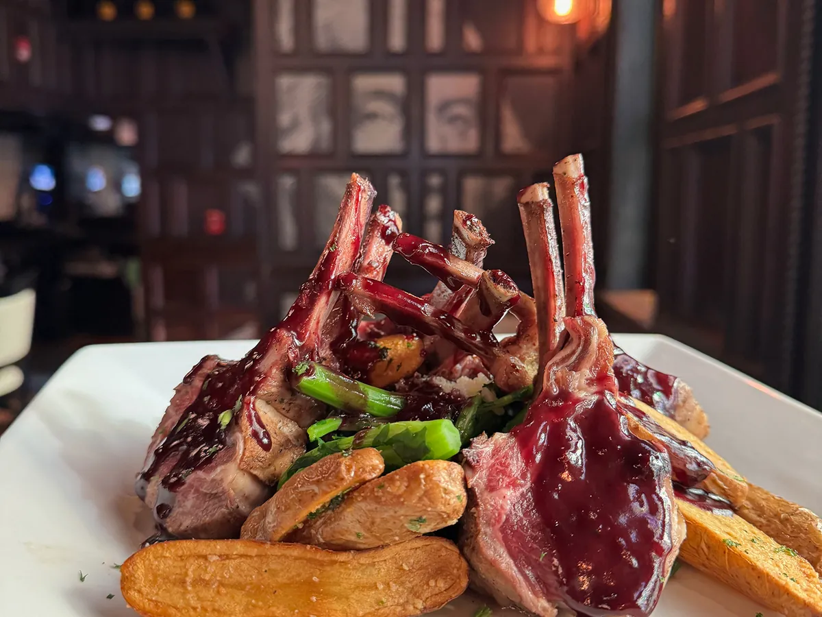 A plated dish photographed for a Rhode Island restaurant client