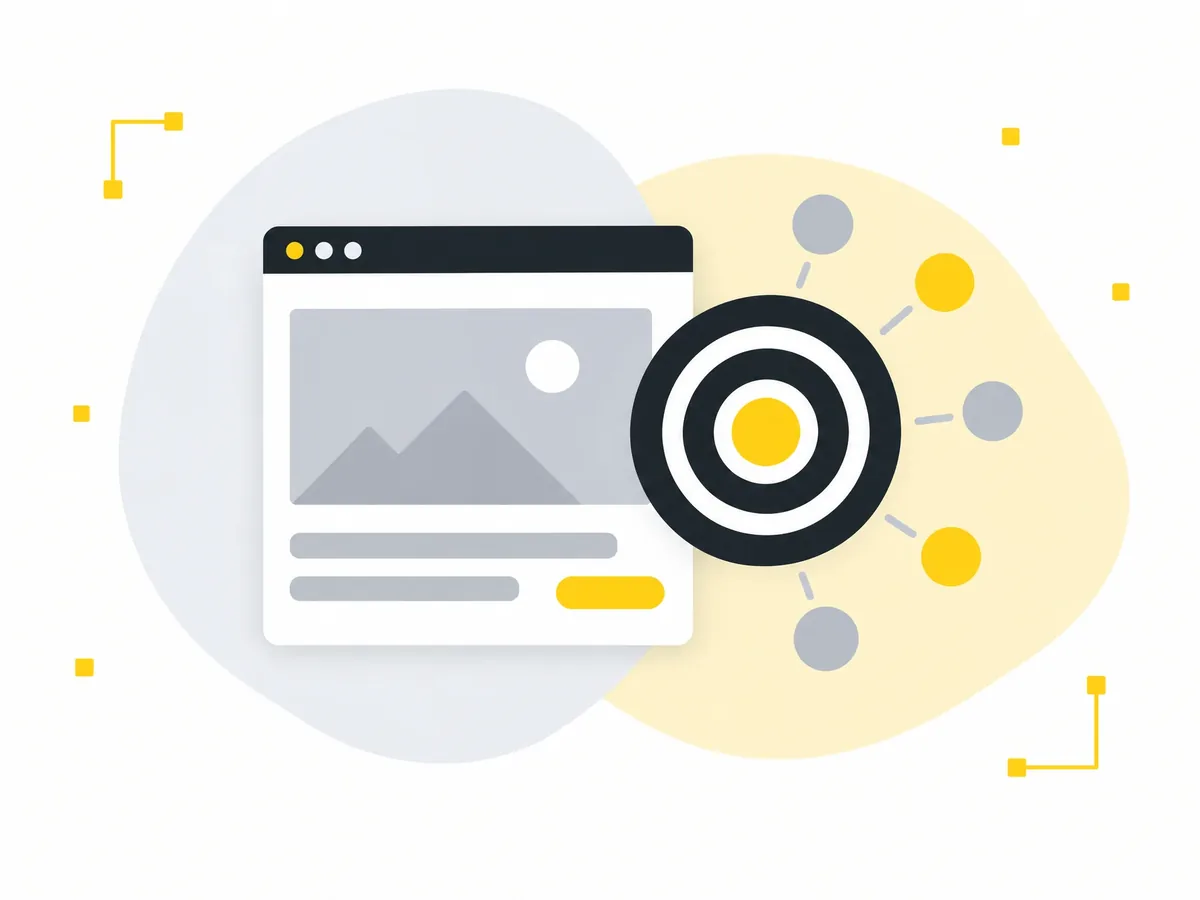 Paid social reaching a chosen audience.