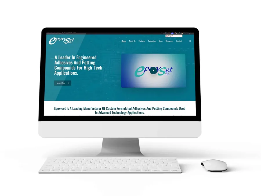 EpoxySet website designed by Black Door Creative