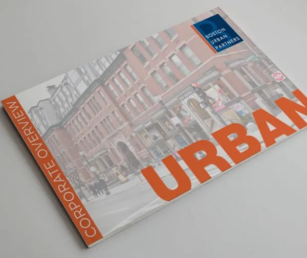 Boston Urban Partners: Corporate print and brand design for a real estate firm