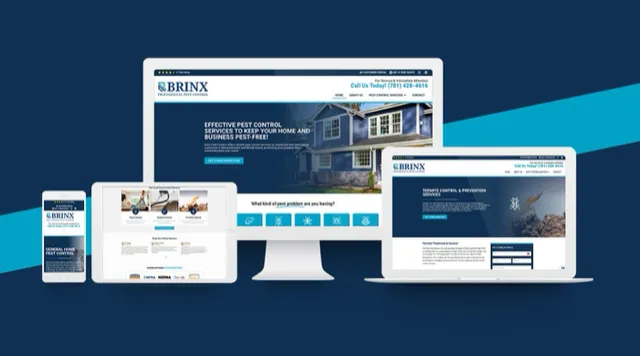 Brinx Pest Control: Website redesign for a local pest control company