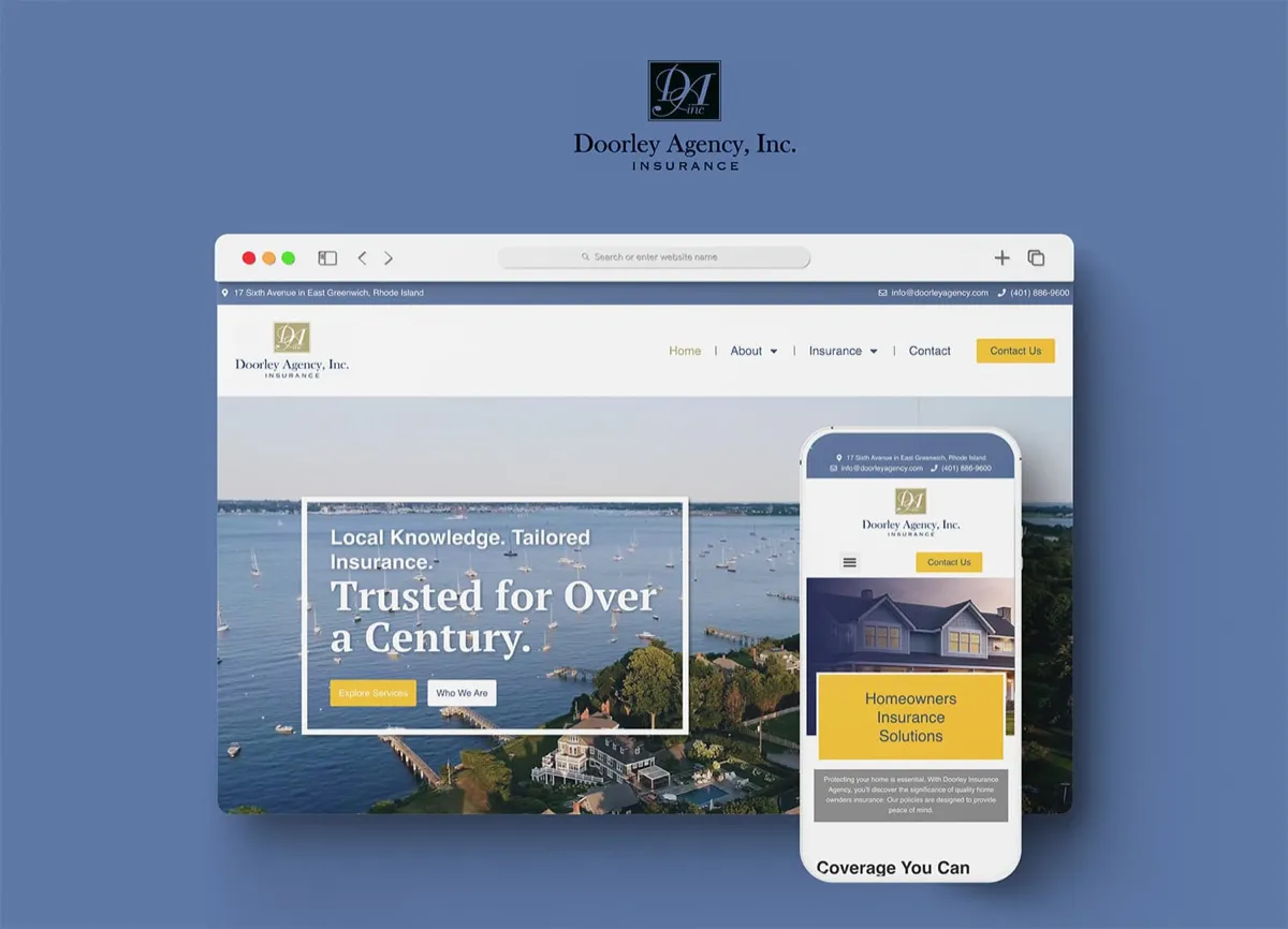 Doorley Agency: Insurance agency website design