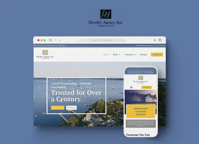 Doorley Agency: Insurance agency website design