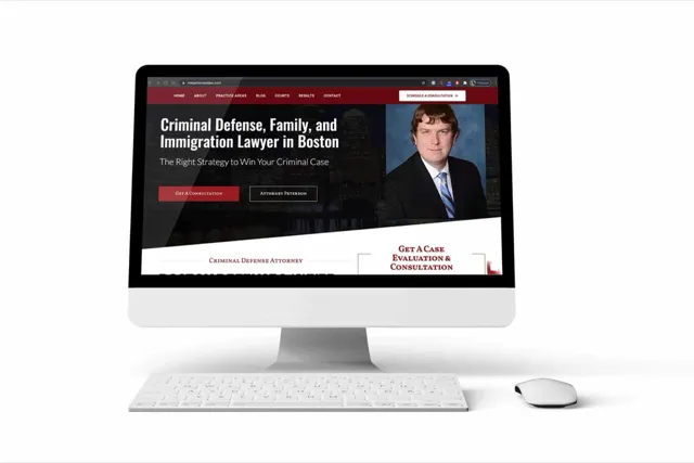 Matthew Peterson Law: Law firm website design