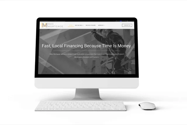 Max Mortgage: Mortgage company website with fast local financing focus