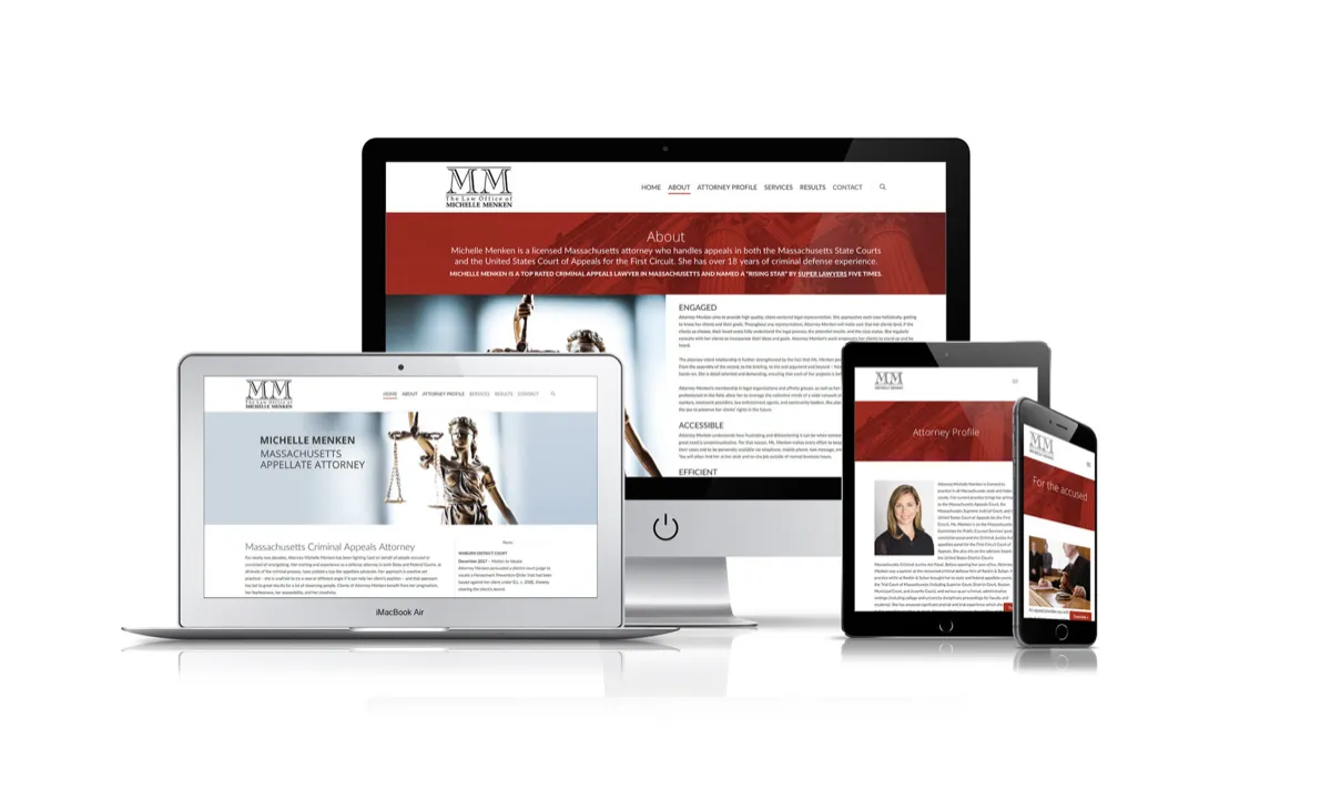 Michelle Menken: Attorney website design