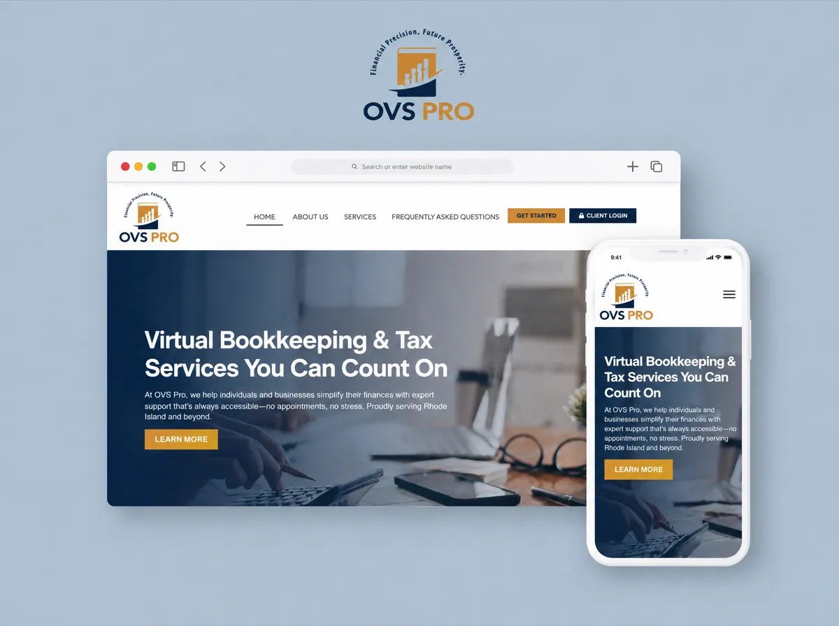 OVS Pro: Website design for a professional services firm