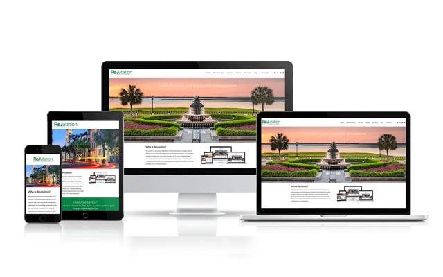 Revutation: Software company responsive website design