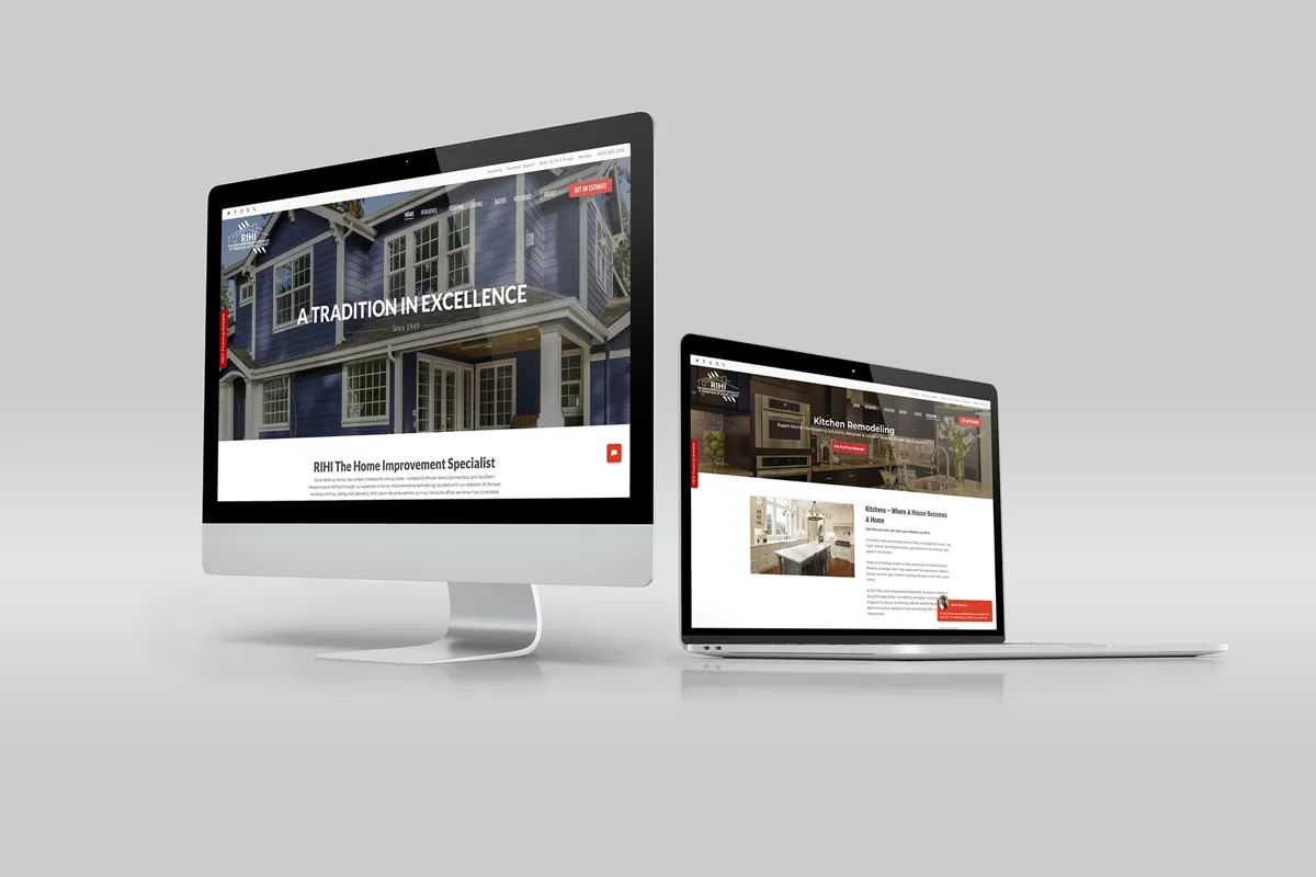 Rhode Island Home Improvement: Home improvement company website design