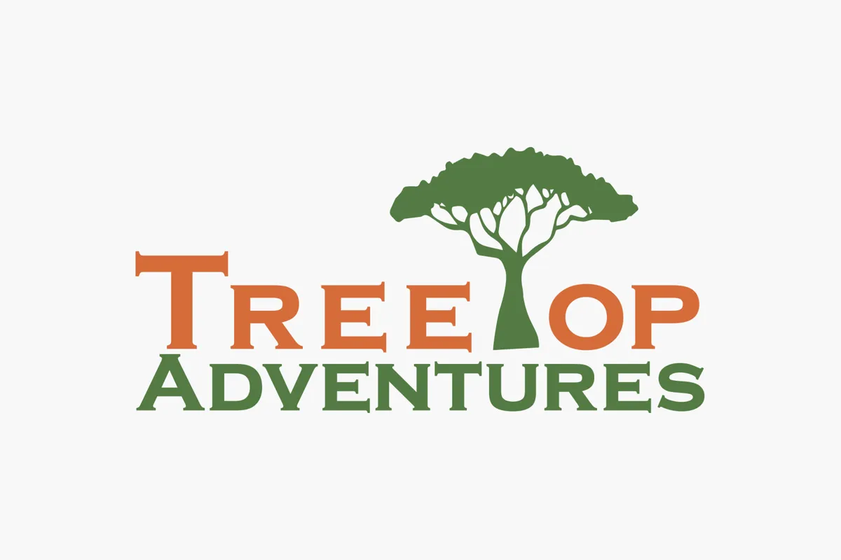 TreeTop Adventures: Adventure park logo design
