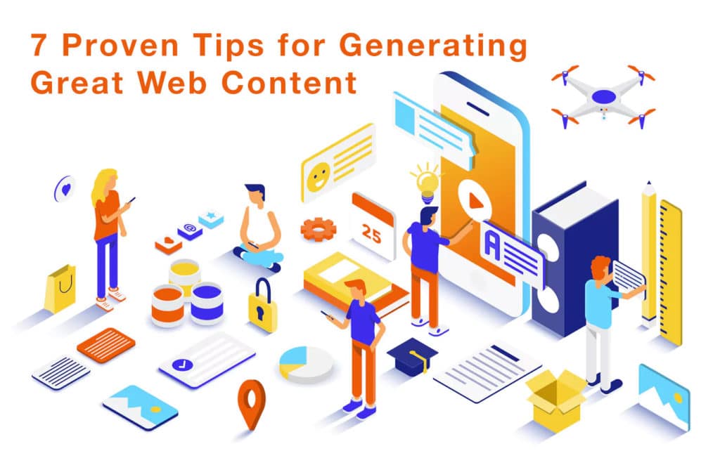 tips for developing great website content
